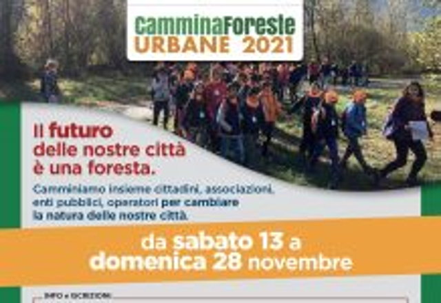 cammina foreste urbane 2021