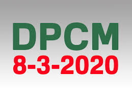 coronavirus - aggiornamento DPCM 08.03.2020