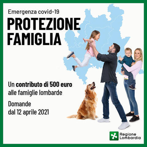 protezione famiglia 2021 - regione lombardia
